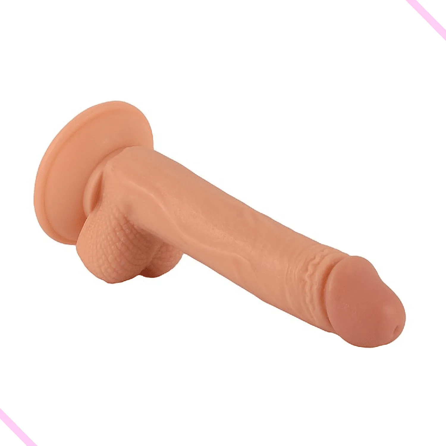 Pênis Realístico Mr. Rude 6 com Ventosa - 20,0x3,8cm