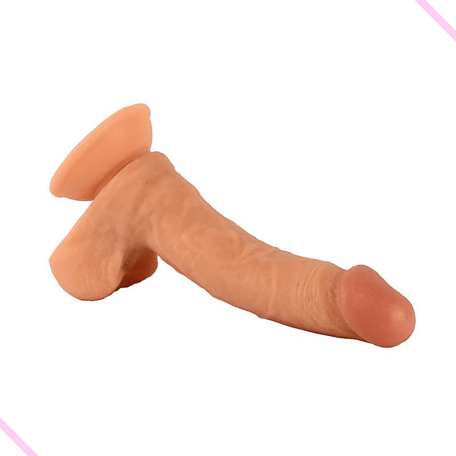 Pênis Realístico Mr. Rude 4 com ventosa - 20,0X 4,0cm