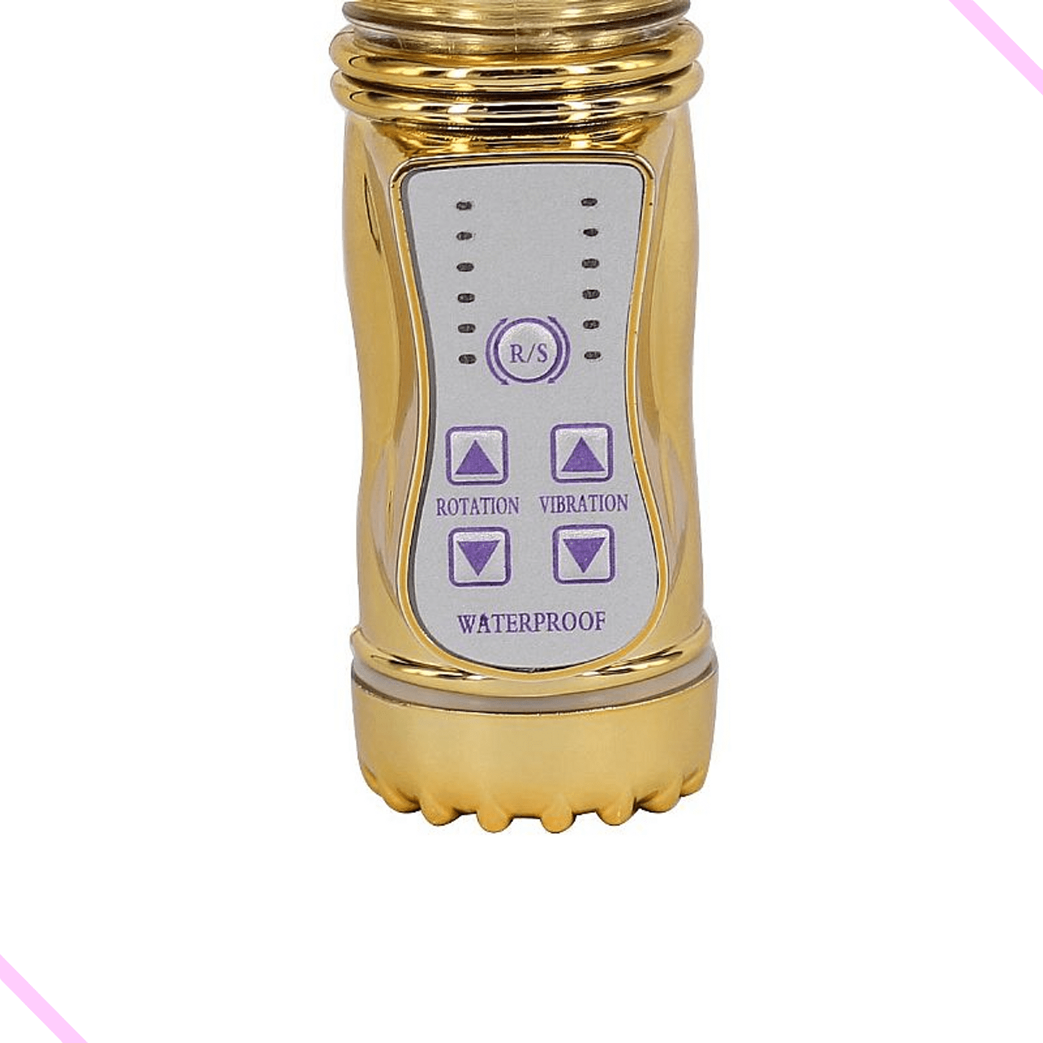 Vibrador Jack Rabbit Coelho Dourado Metálico 36 Vibrações - Ultra Potente