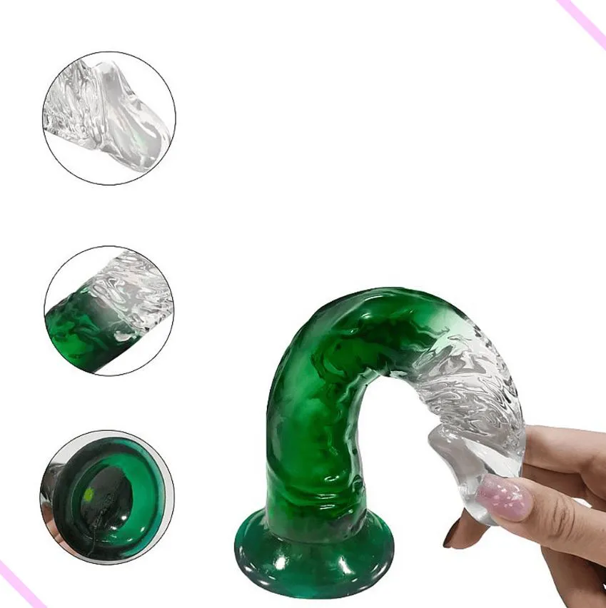 Pênis Realístico - Transparente