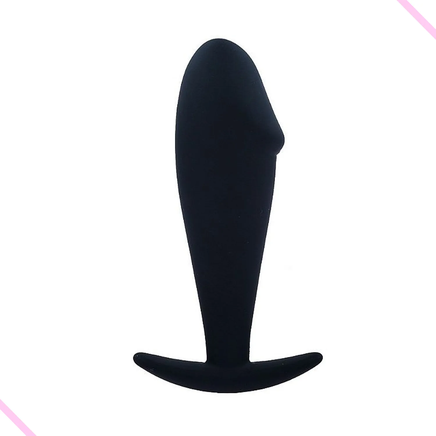 Plug Anal em Silicone com Glande