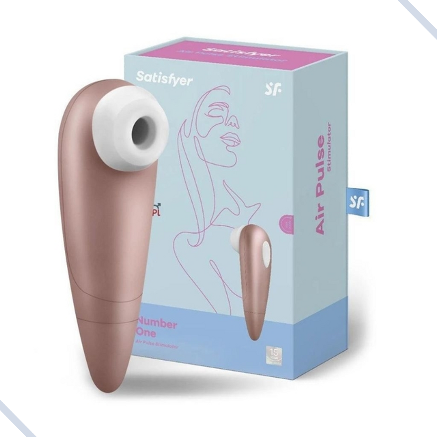 Sugador Satisfyer Number Two - 11 Intensidades de Ondas de Pressão