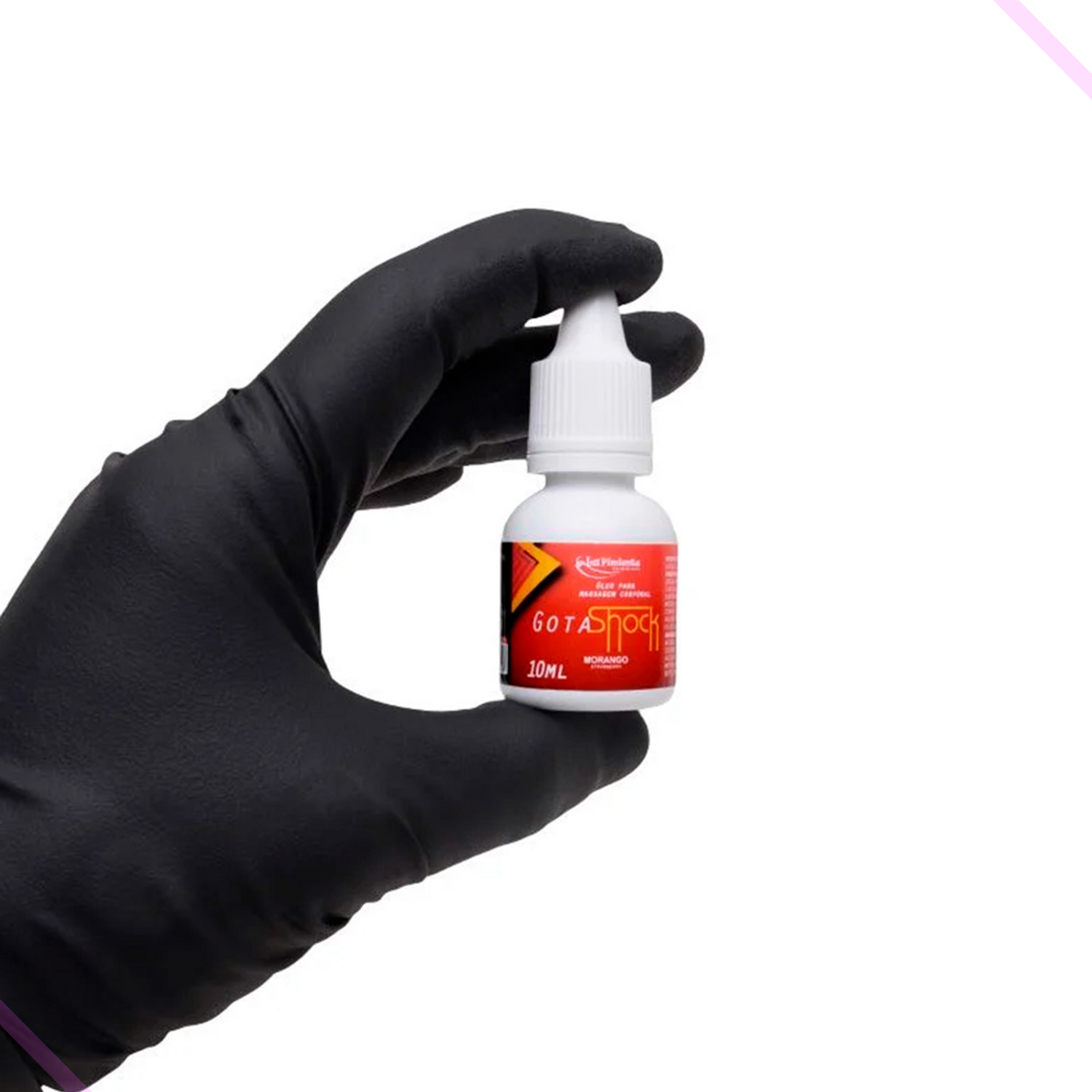 Gota Shock Gel Beijável Eletrizante 10Ml - Morango