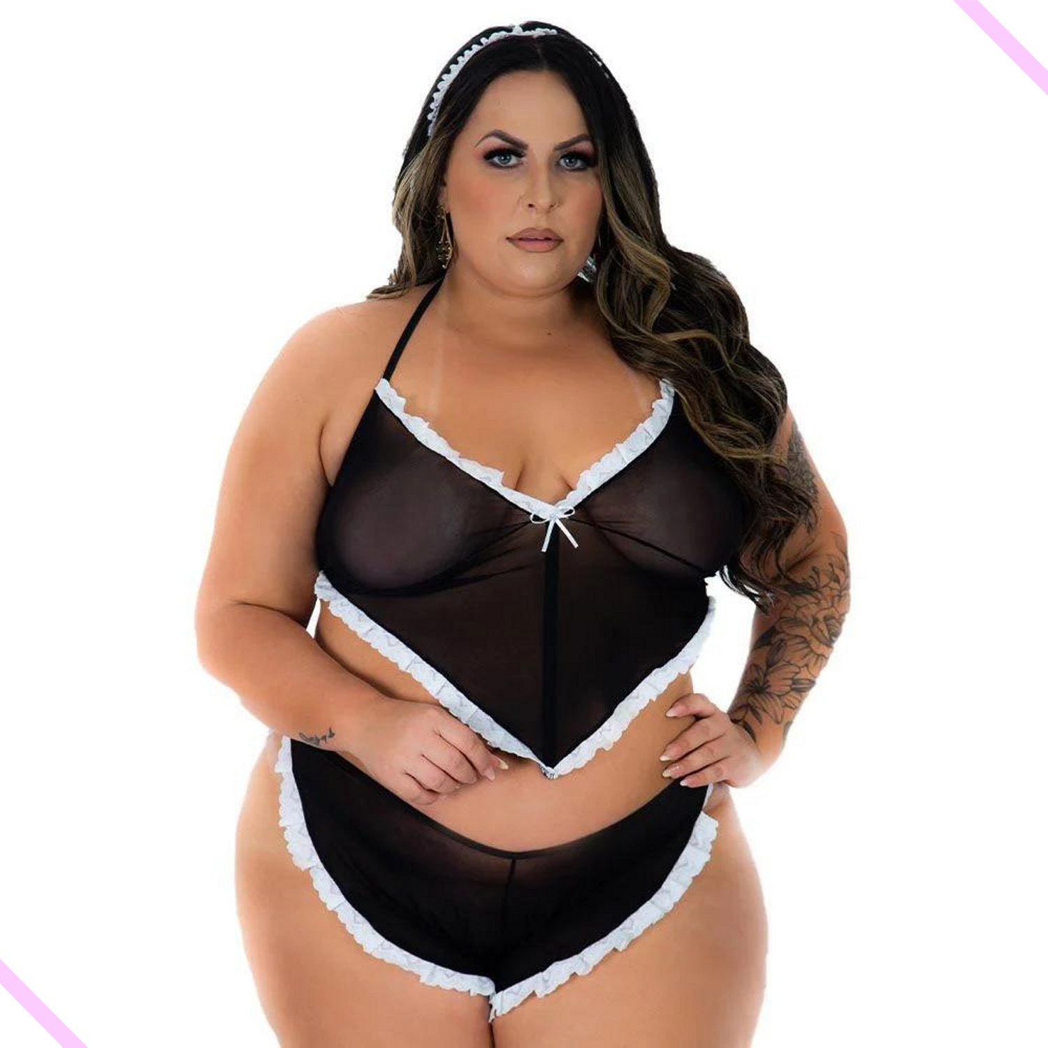 Fantasia Plus Size Copeira De Luxo Pimenta Sexy