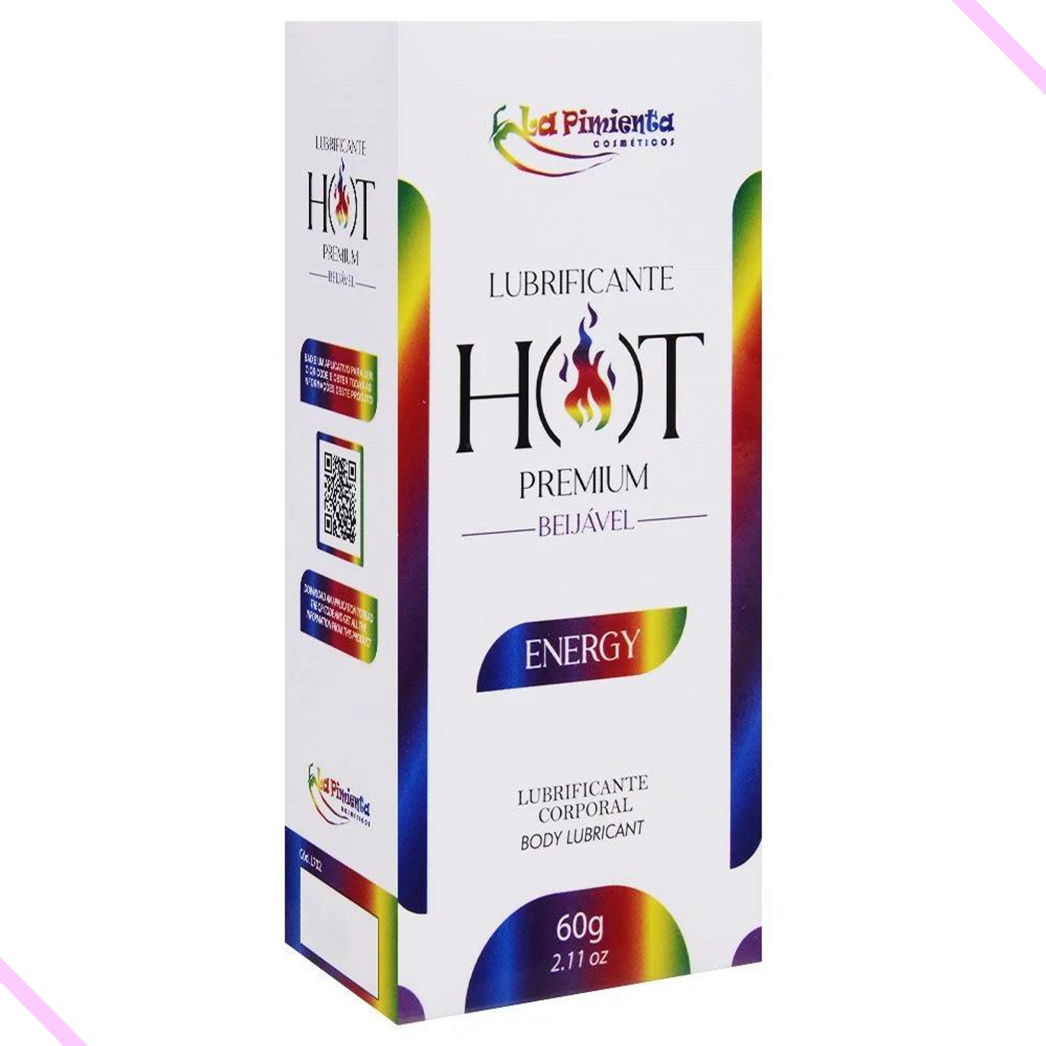 Hot Premium Lubrificante Beijável 60G - Energy