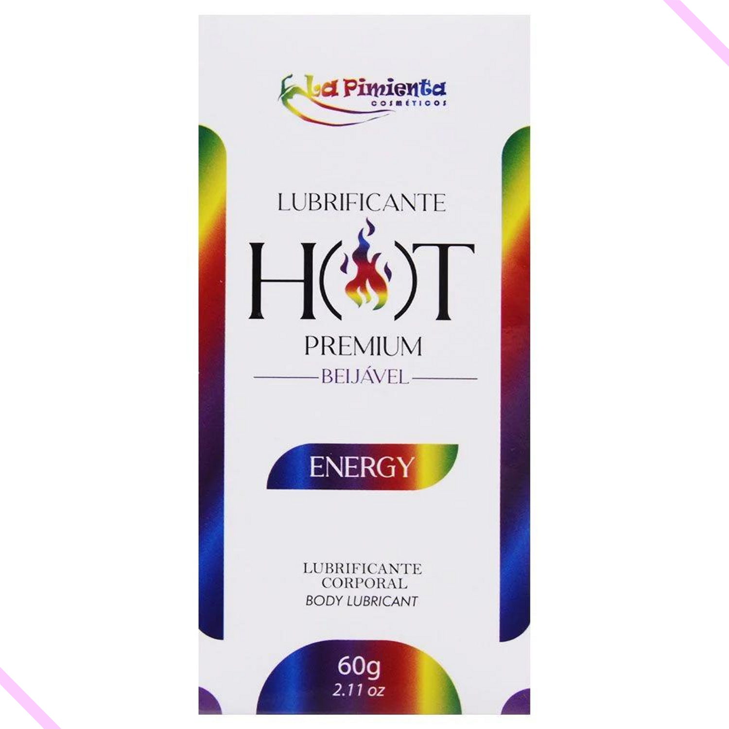 Hot Premium Lubrificante Beijável 60G - Mousse de Limão