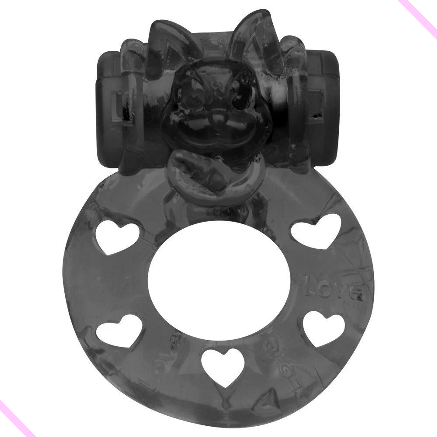 Anel Peniano Vibrador Bichinhos - Preto