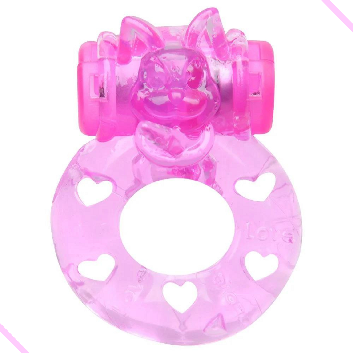Anel Peniano Vibrador Bichinhos - Rosa