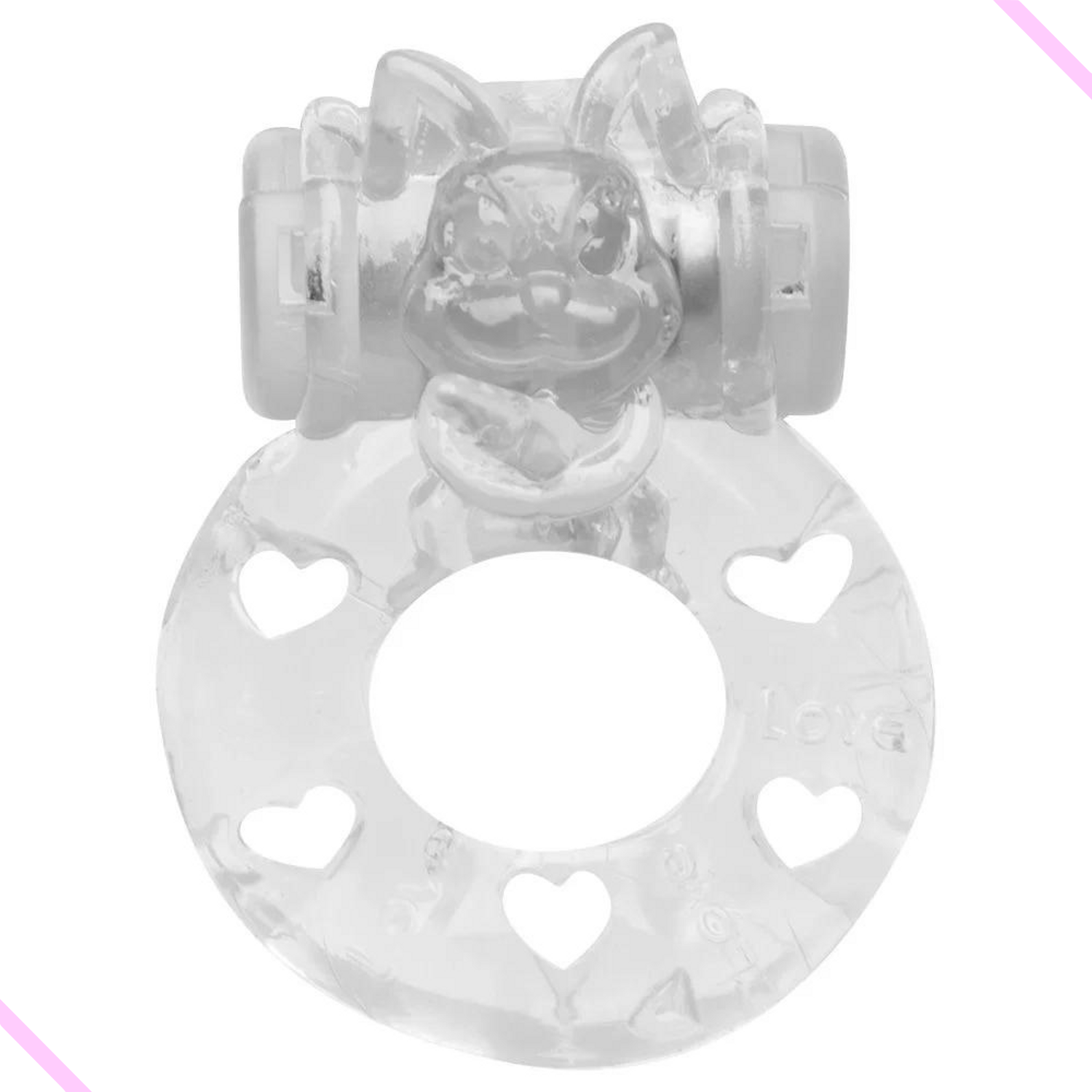 Anel Peniano Vibrador Bichinhos - Branco