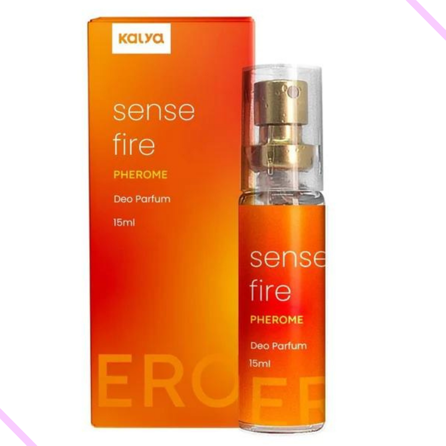 Perfume com Feromônio Sense Fire.
