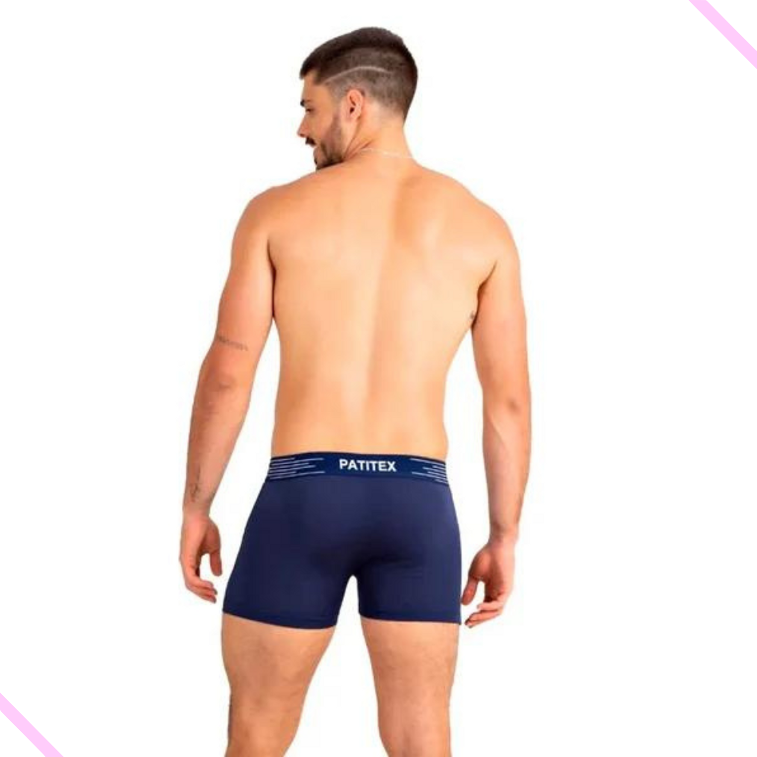 Cueca Boxer Patitex - Azul Marinho