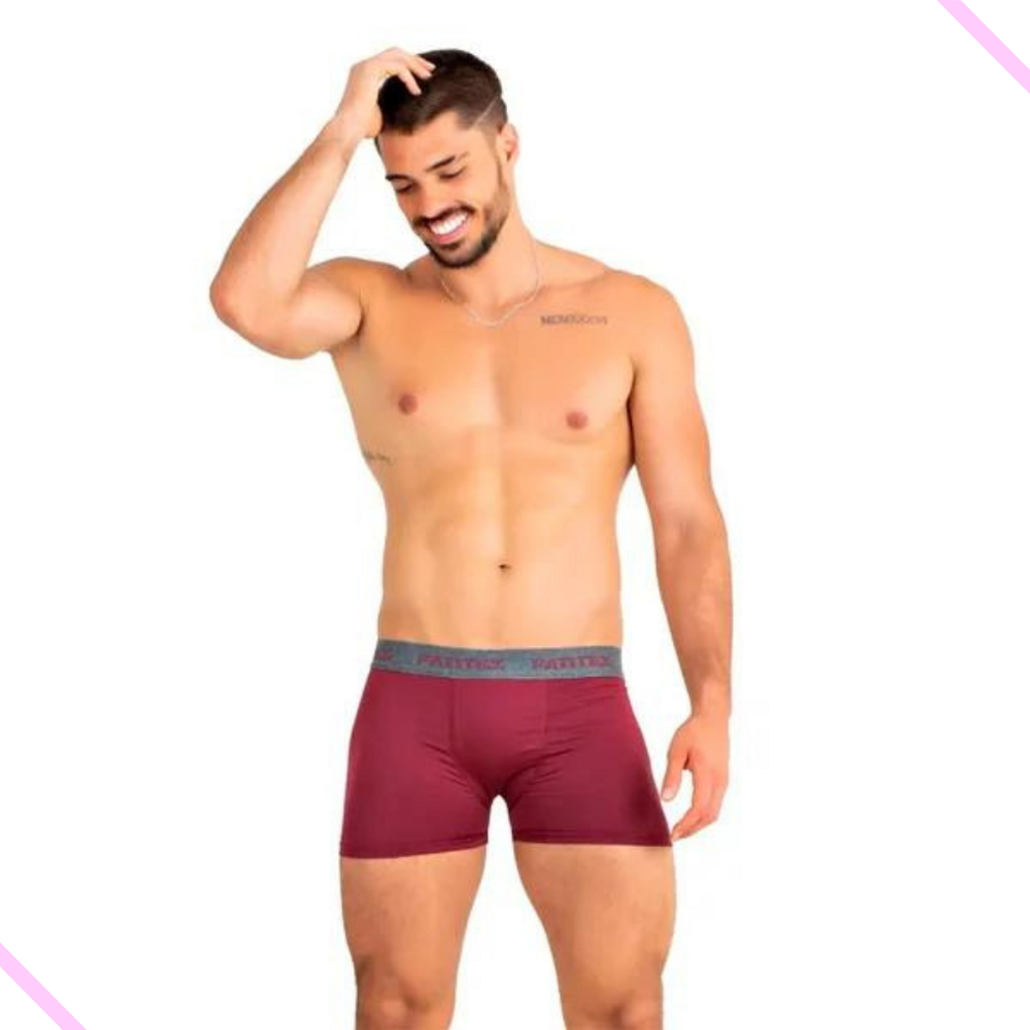 Cueca Boxer Patitex - Vermelho (cópia)