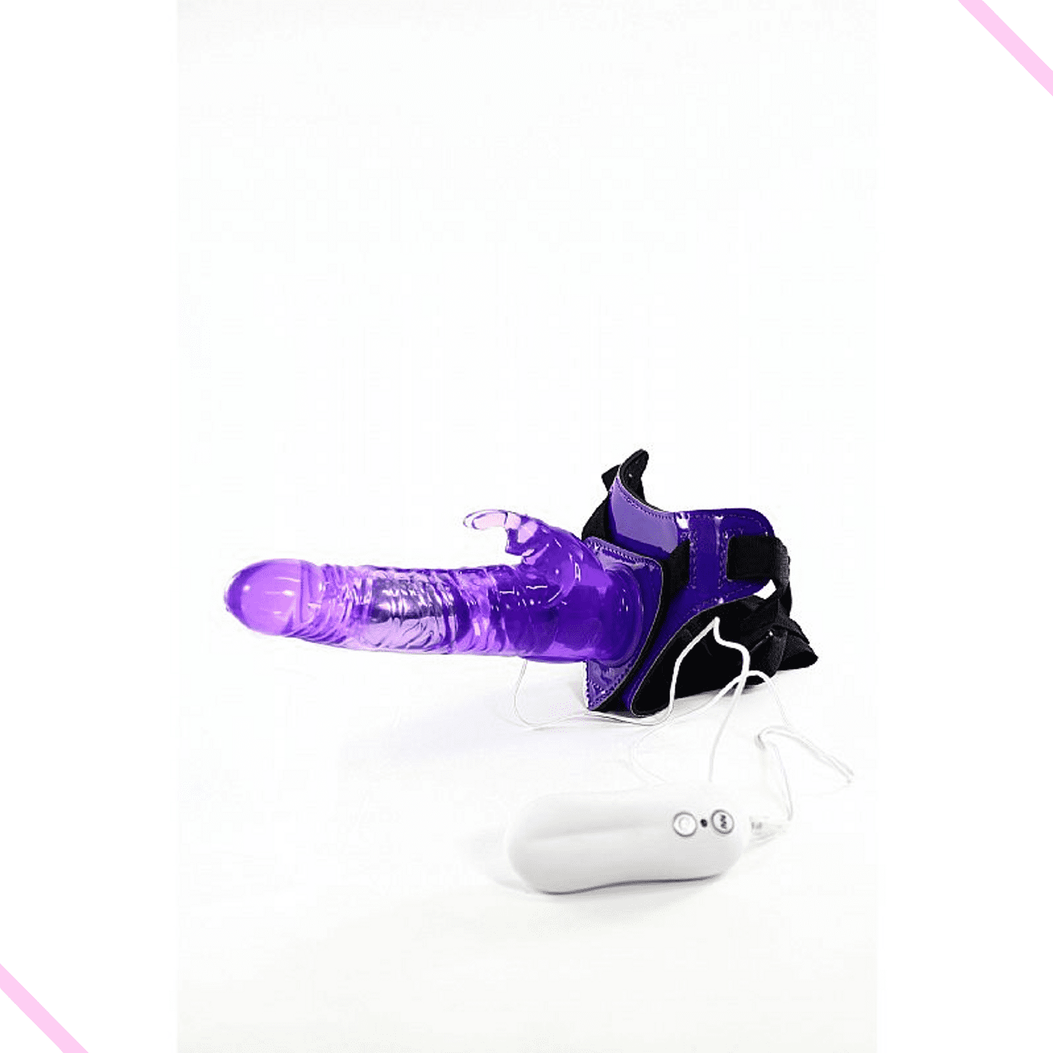 Cinta Peniana com Vibrador de 10 Vibrações e Estimular de Clitóris em Coelho