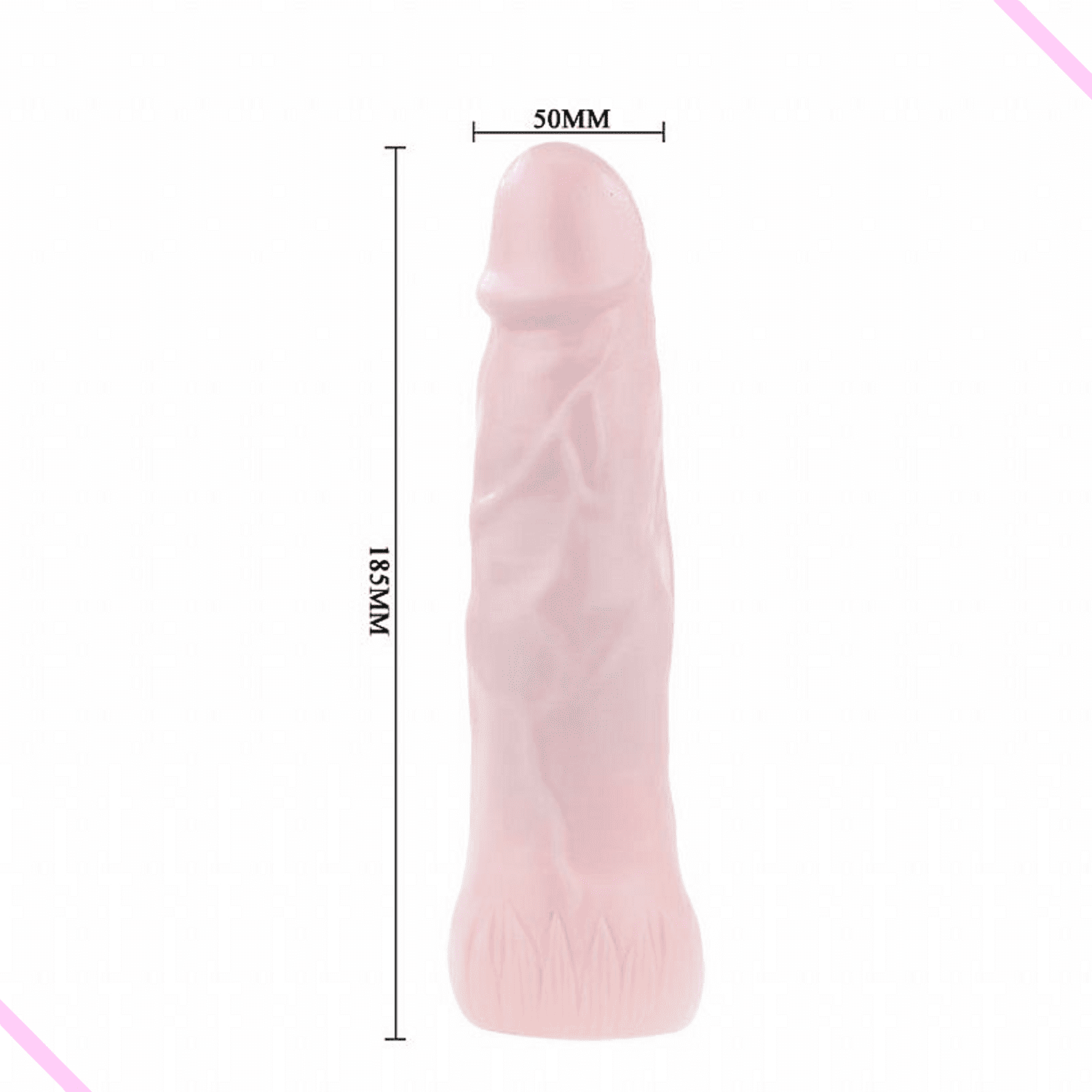 Capa Peniana Extensora em Silicone - Pênis Maior - 19 x 3,5 cm