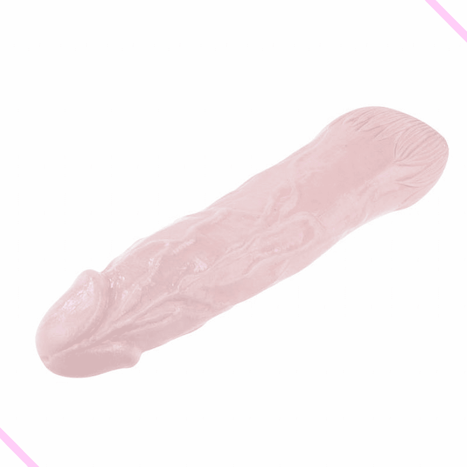 Capa Peniana Extensora em Silicone - Pênis Maior - 19 x 3,5 cm