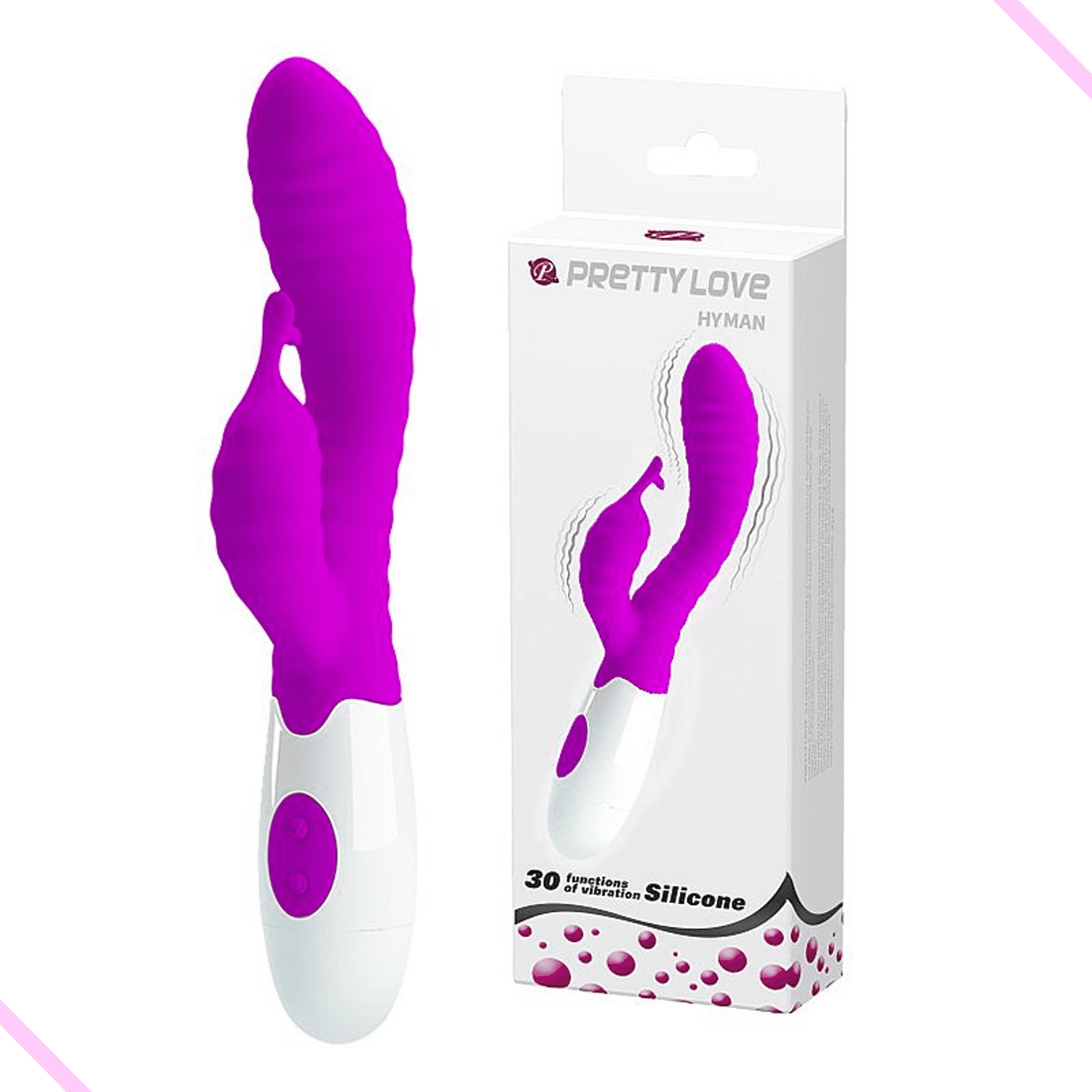 Vibrador de Ponto G e Clitóris - Hyman