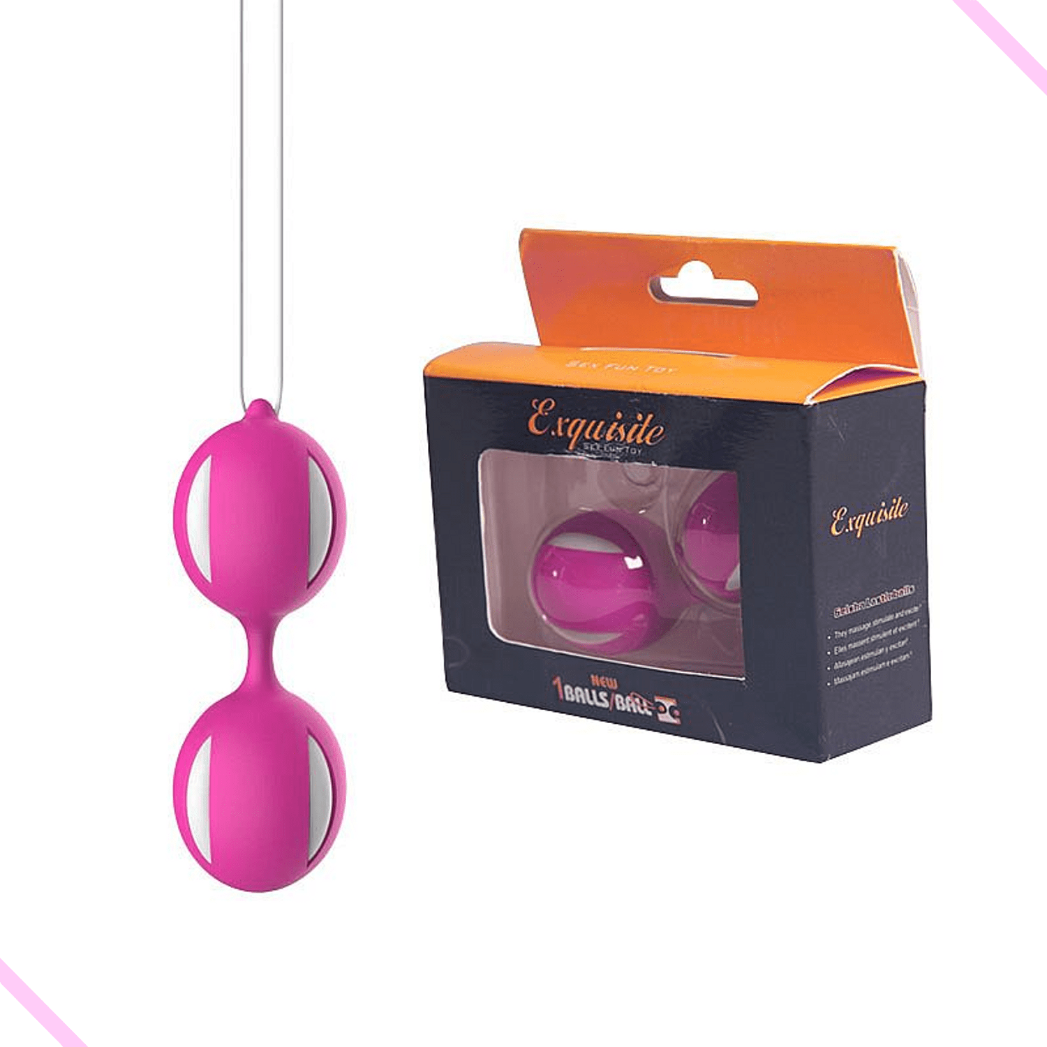 Bolinhas de Pompoarismo Ben-Wa em Silicone