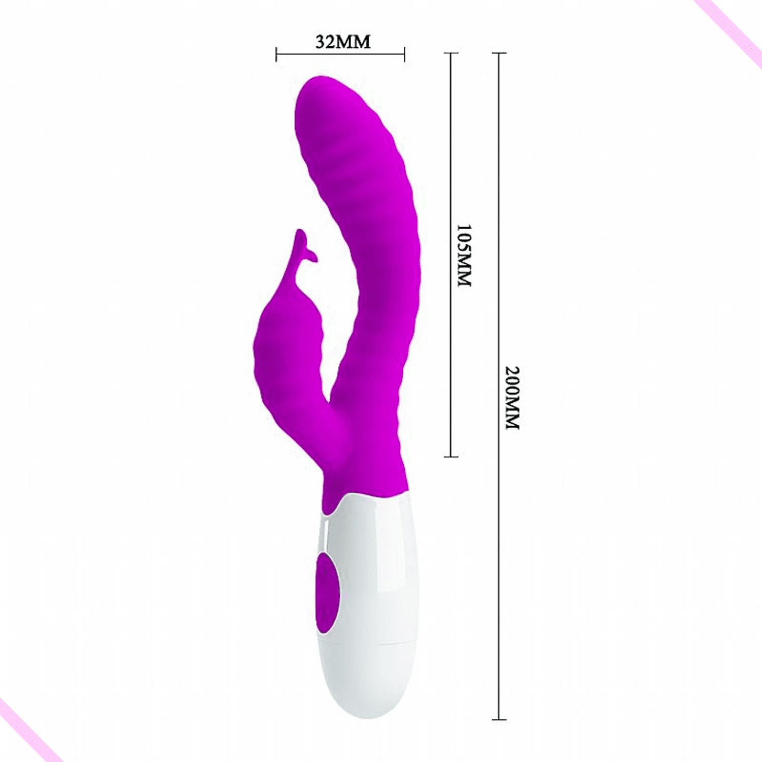 Vibrador de Ponto G e Clitóris - Hyman