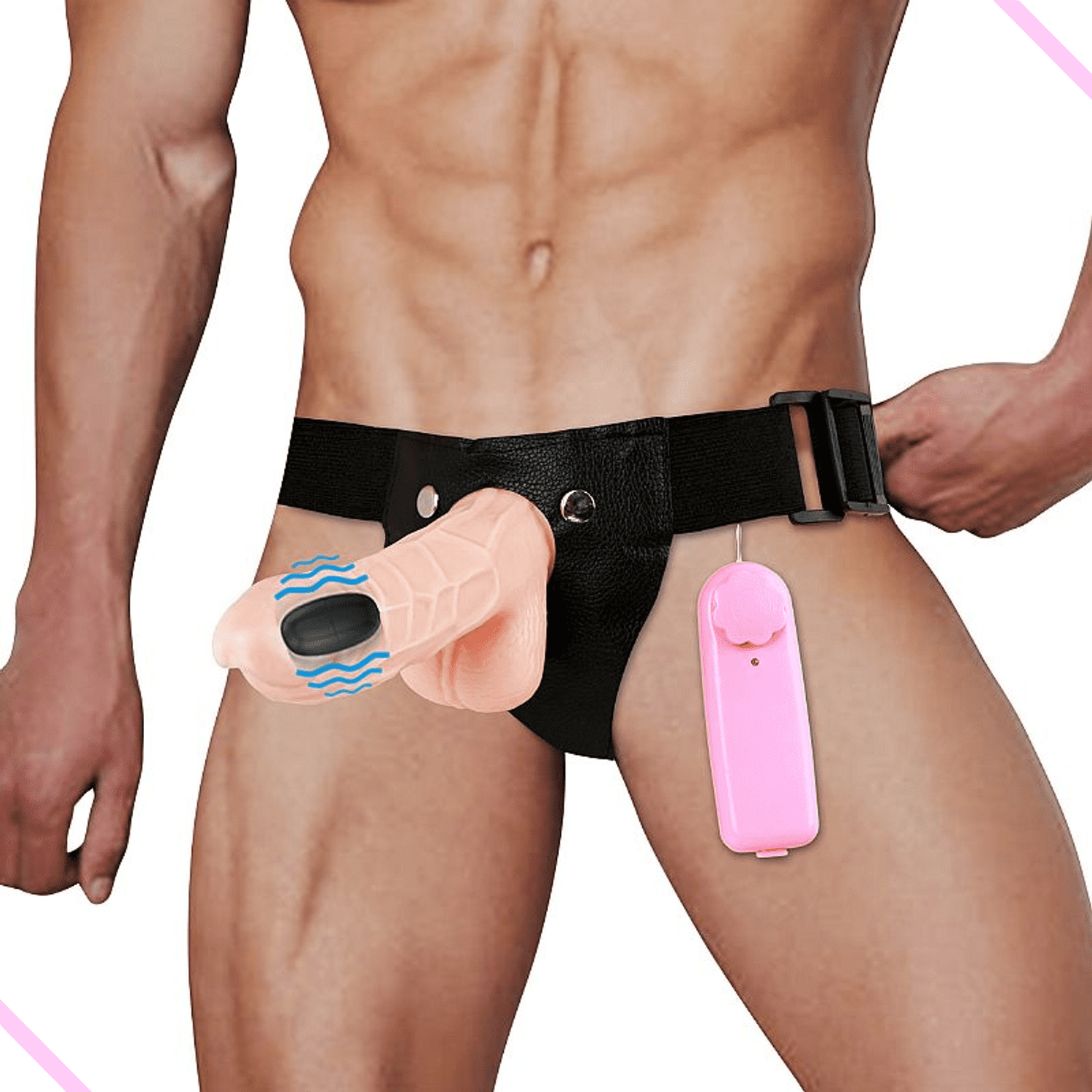 Capa Peniana com Cinta e Vibrador - Com Vagina - Wear Pênis