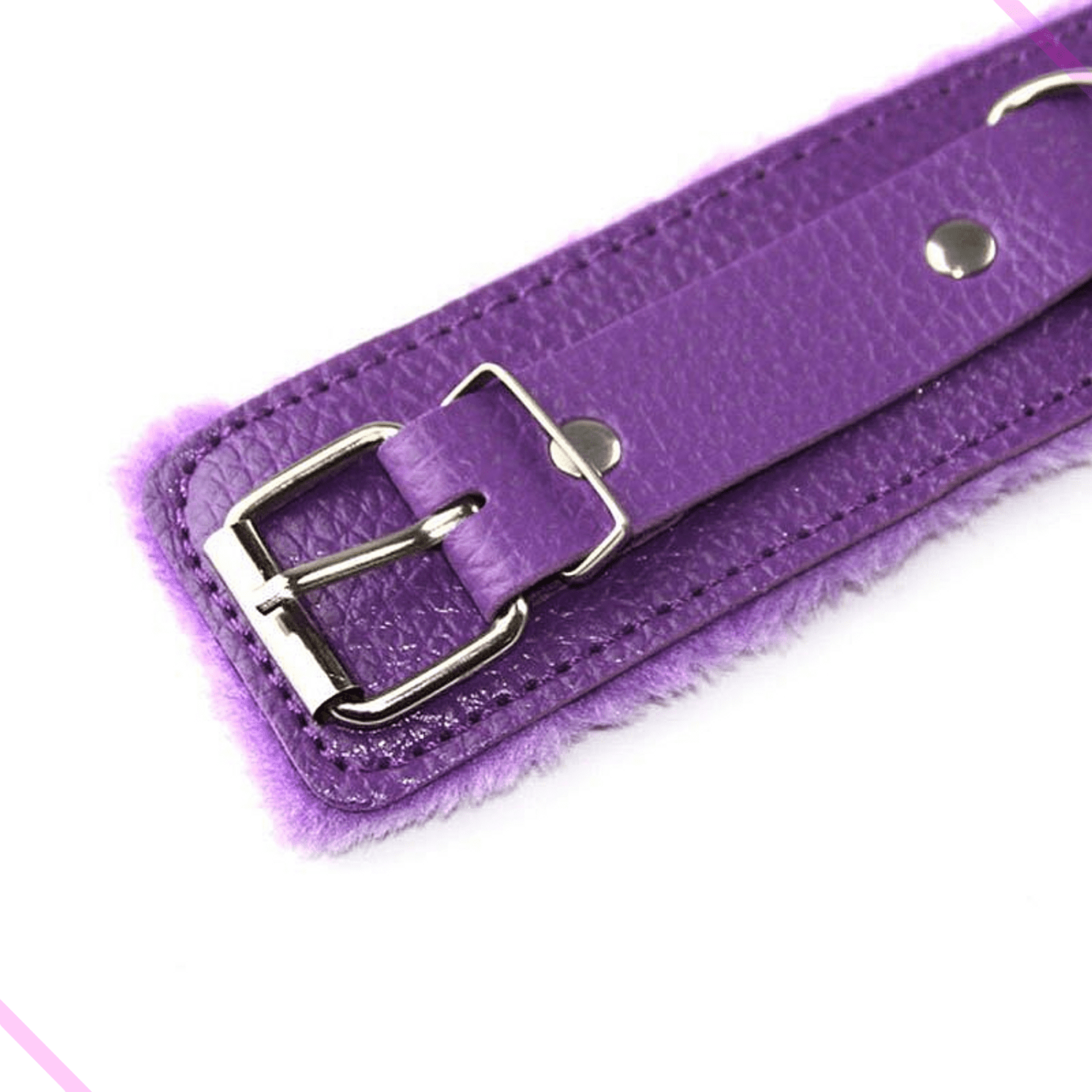 Algema com Corrente e Fivelas - Roxo
