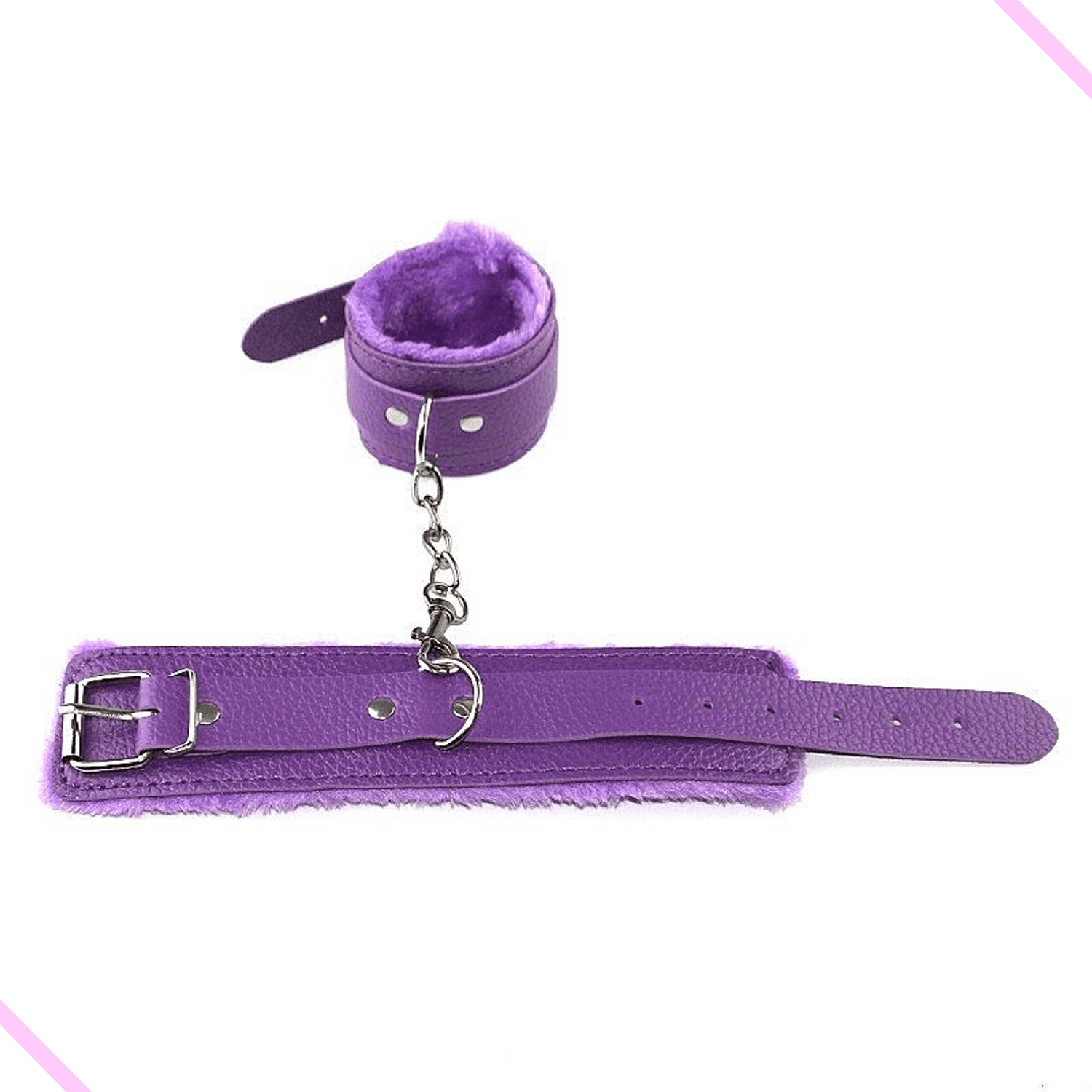 Algema com Corrente e Fivelas - Roxo