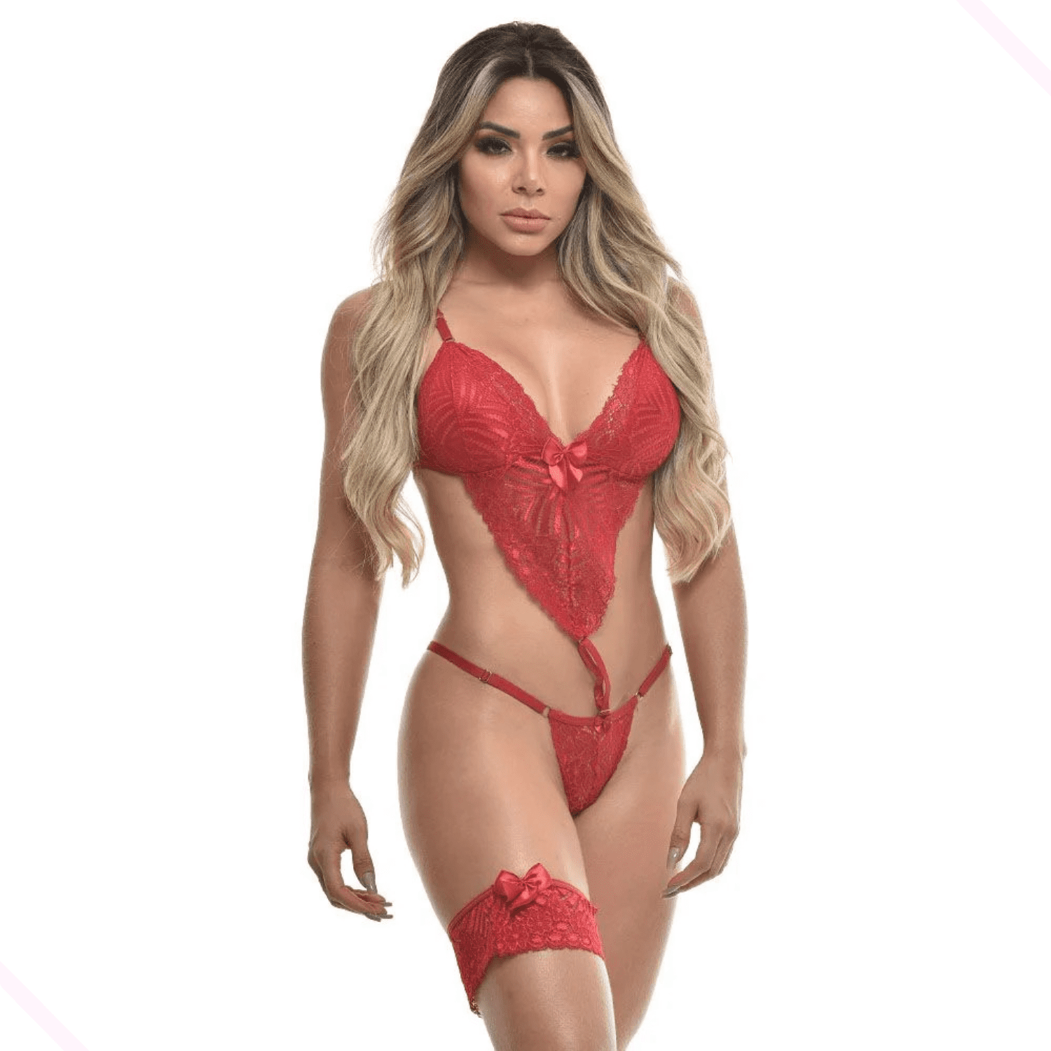 Body Rendado Com Persex