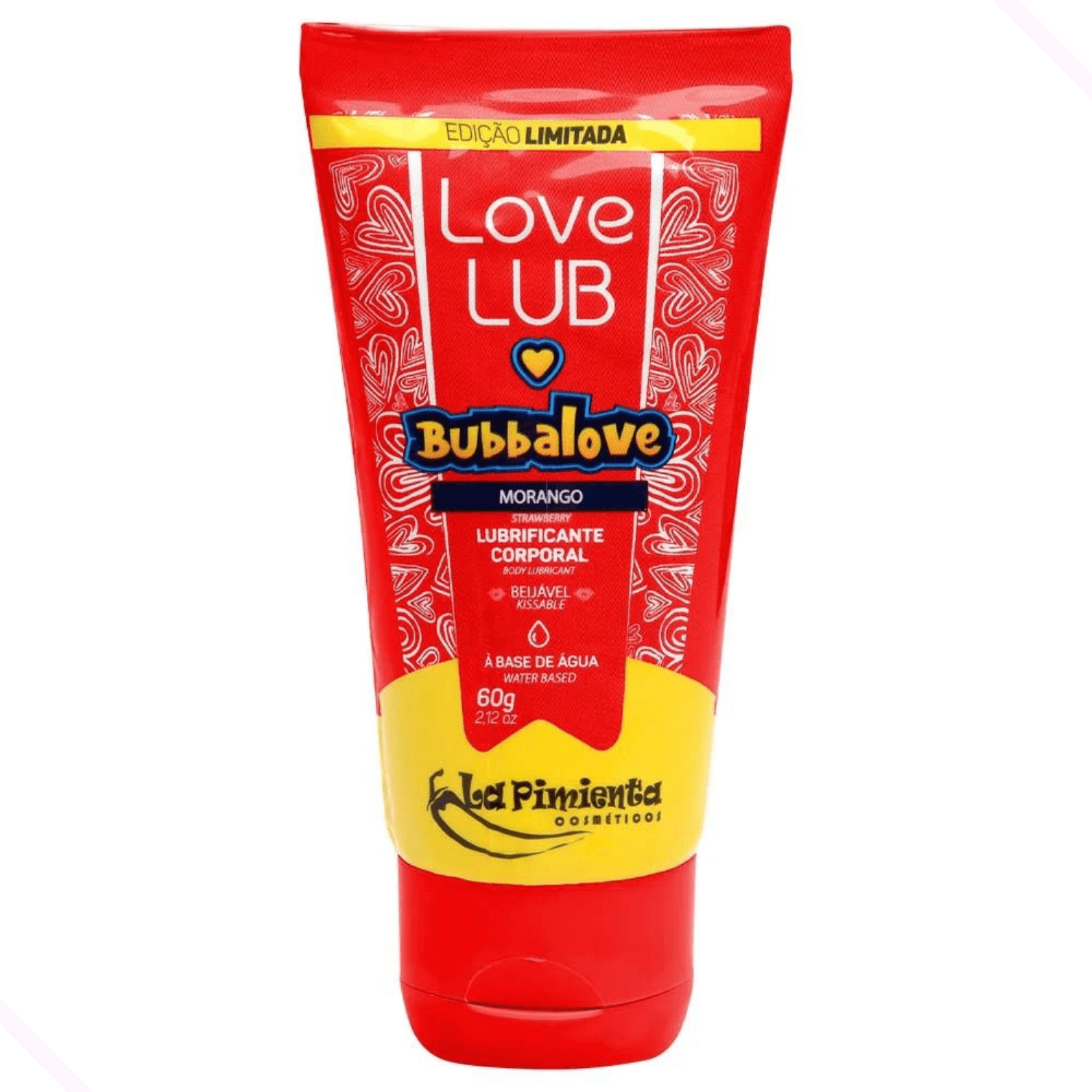 Lubrificante Love Lub Bubbalove 60G Morango