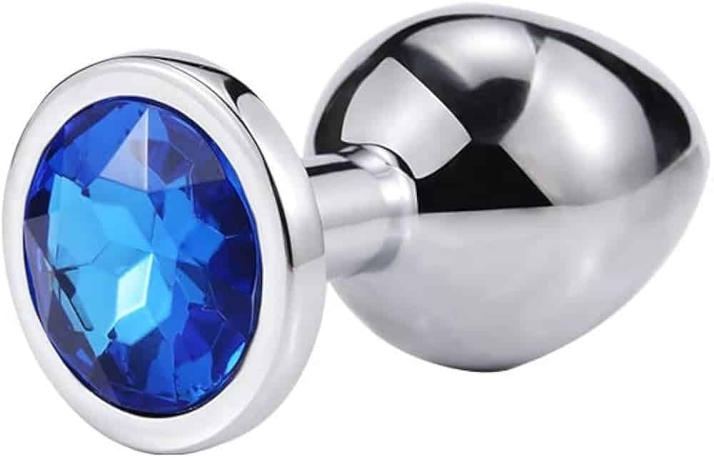 Plug Anal Tamanho G Azul Marinho