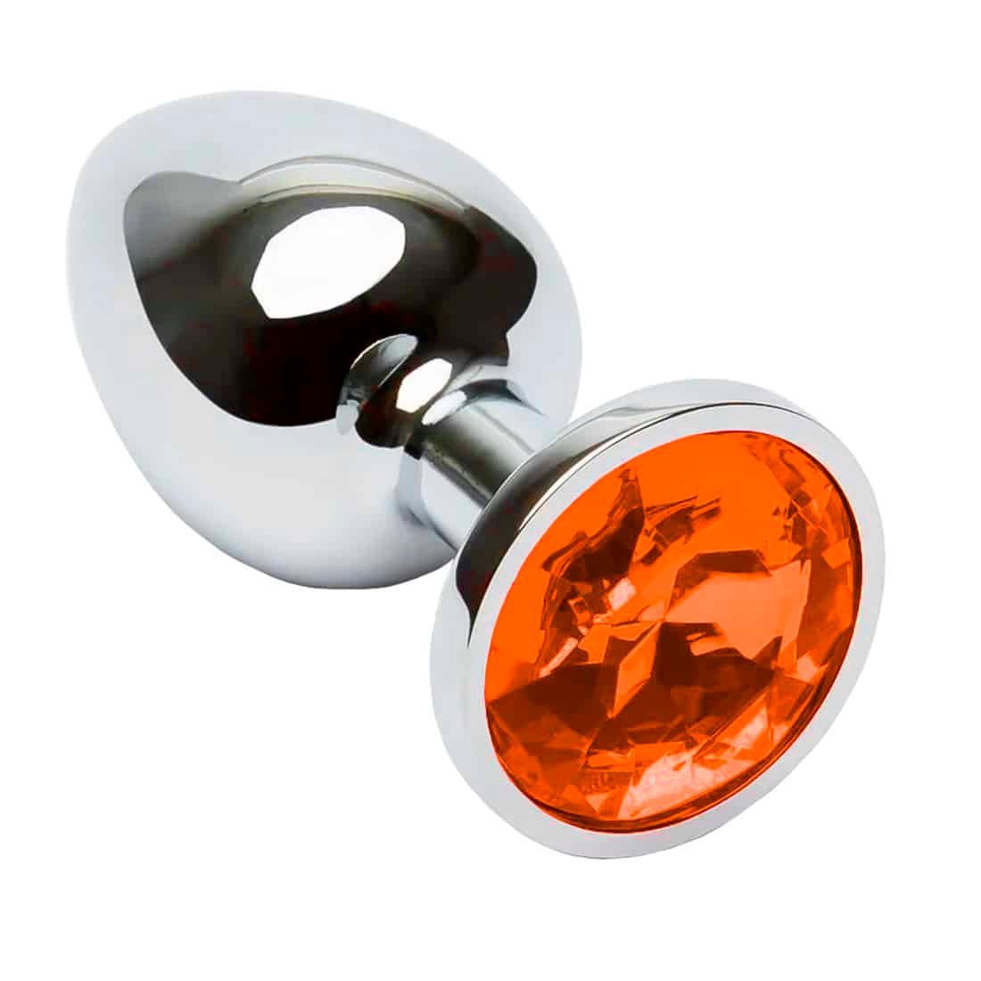 Plug Anal Tamanho M Laranja