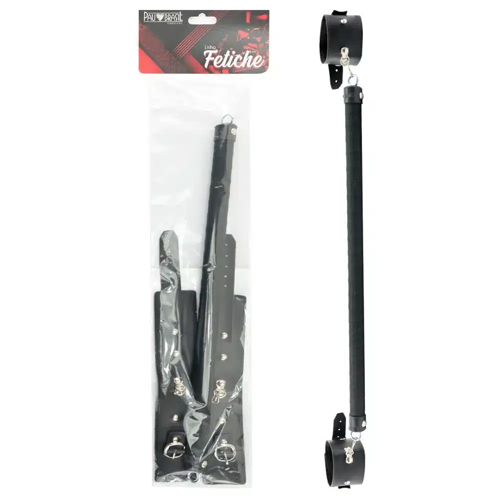 Separador de Pernas 50cm - Preto