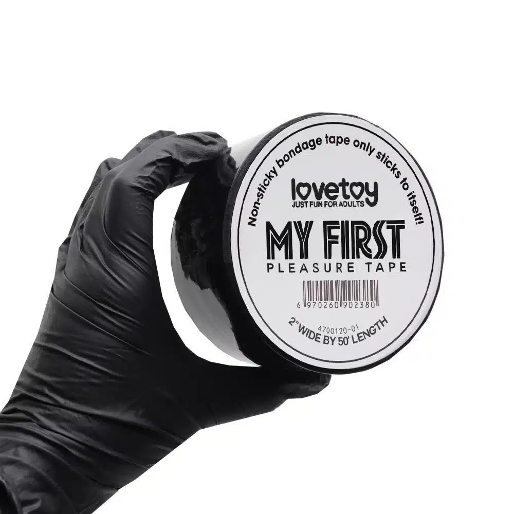 Fita Bondage não Pegajosa - Preta 5m