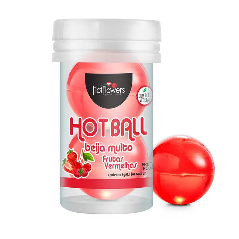 Bolinha Explosiva Frutas Vermelhas