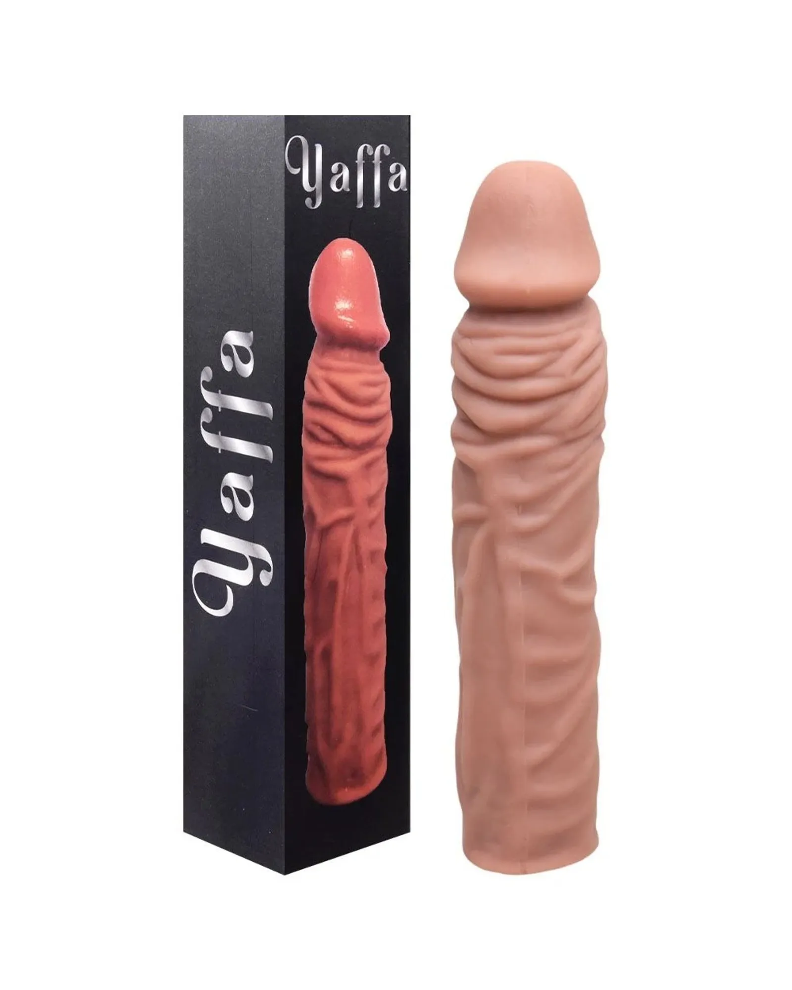 Capa Peniana com Extensor em Cyberskin 19,5 x 3,6cm Realística