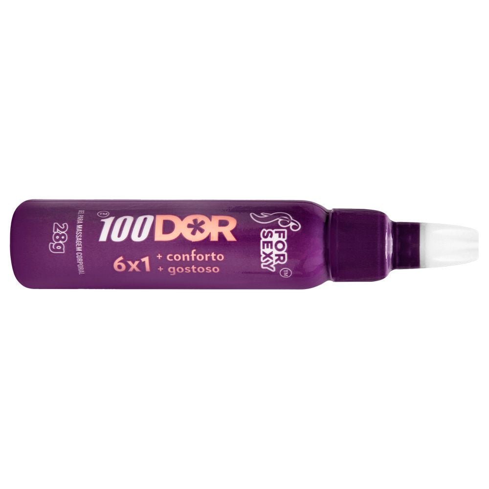 100dor 6x1 Gel Excitante Anal Multifunções 28g For Sexy