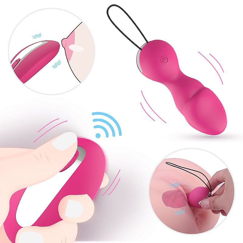 2 em 1 Bullet com Controle Remoto Vibratório - S-Hande