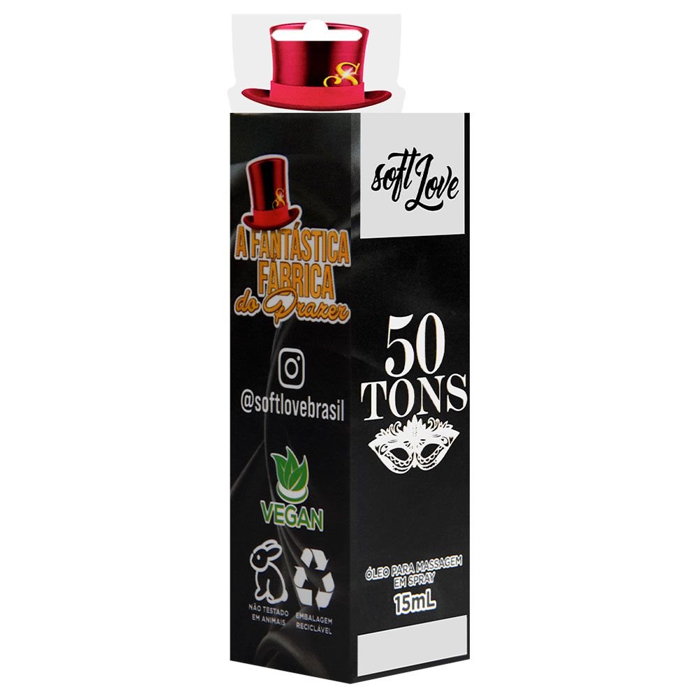 50 Tons Jatos Excitante Unissex 15ml Soft Love