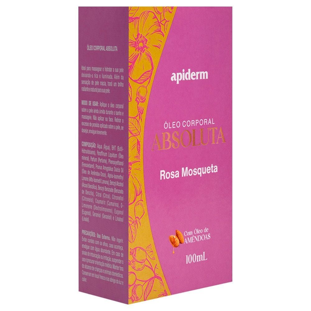 Absoluta óleo Corporal Rosa Mosqueta 100ml Apinil