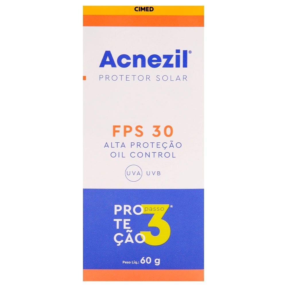 Acnezil Protetor Solar Fps 30 60g Cimed