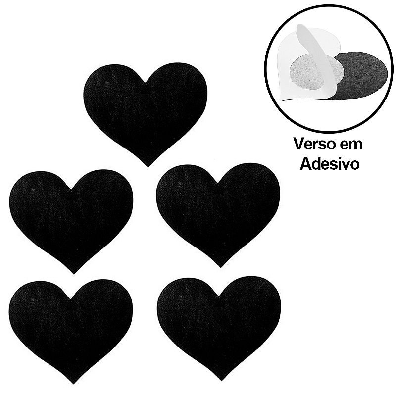 Adesivos Para os Mamilos em Coração