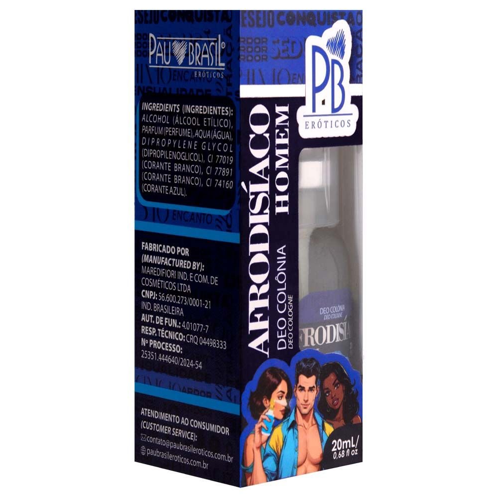 Afrodisíaco Homem Deo Colônia 20ml Pb La Pimienta