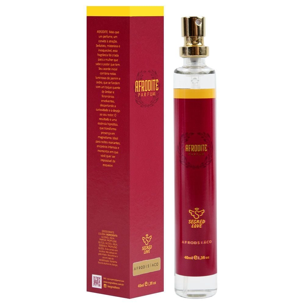 Afrodite Parfum Afrodisíaco Feminino 40ml Segred Love