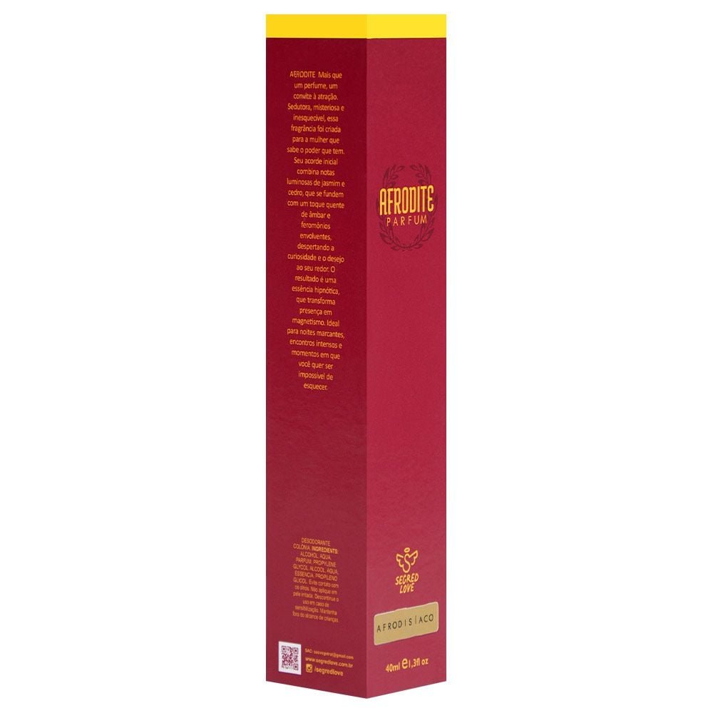 Afrodite Parfum Afrodisíaco Feminino 40ml Segred Love