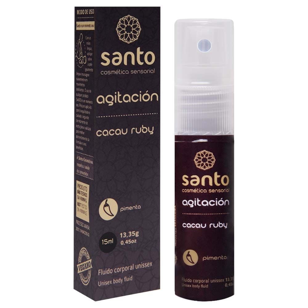 Agitación Vibrador Líquido Beijável 15ml Santo