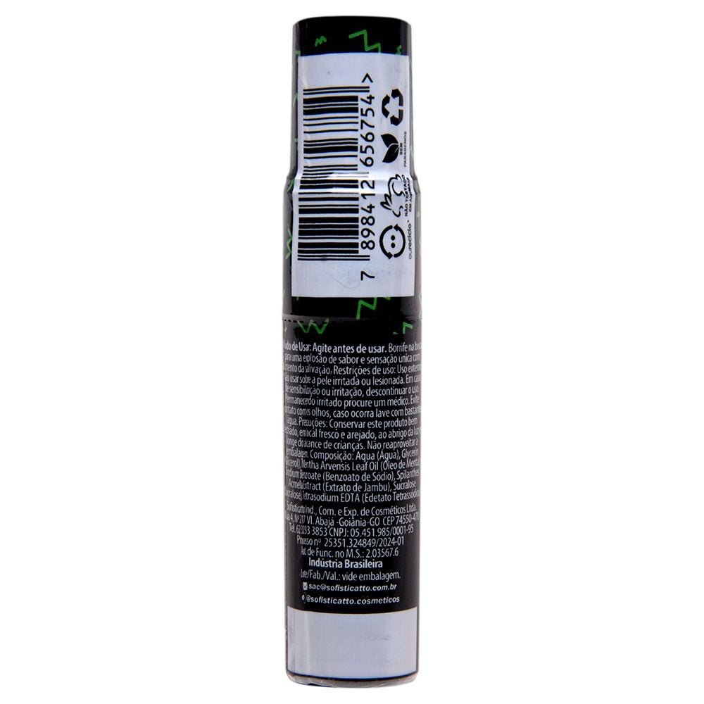 água Na Boca Spray Sexo Oral 15ml Sofisticatto