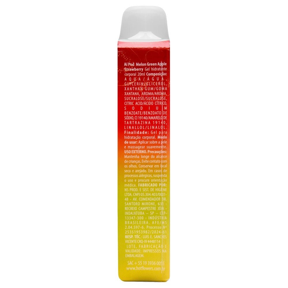 Aí Pod Gel Sabores Sexo Oral 20ml Hot Flowers
