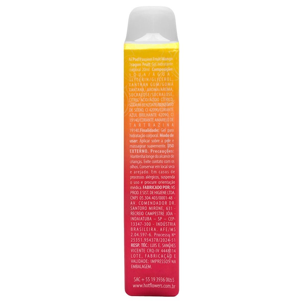 Aí Pod Gel Sabores Sexo Oral 20ml Hot Flowers