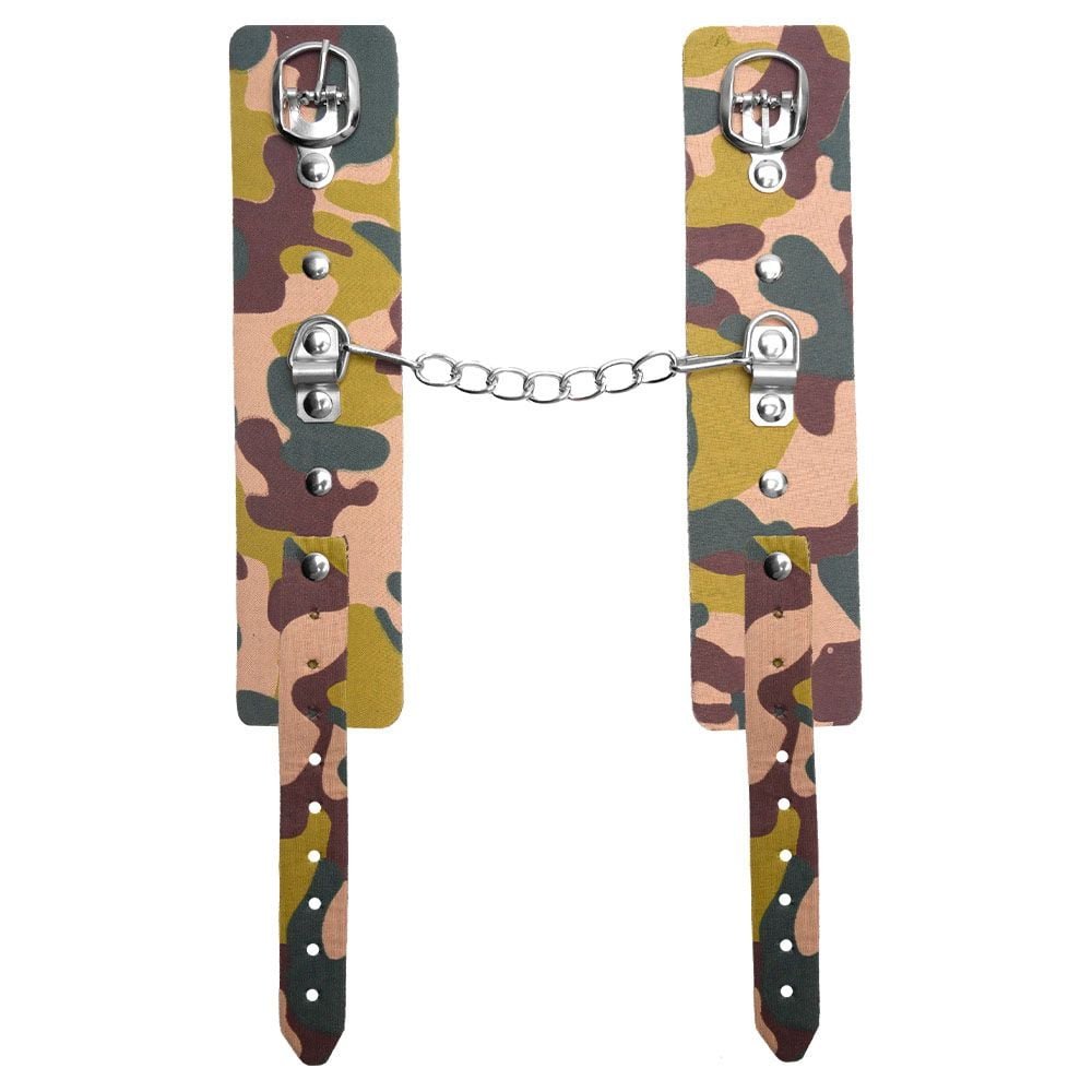 Algema Bracelete Luxo Camuflado Dominatrixxx
