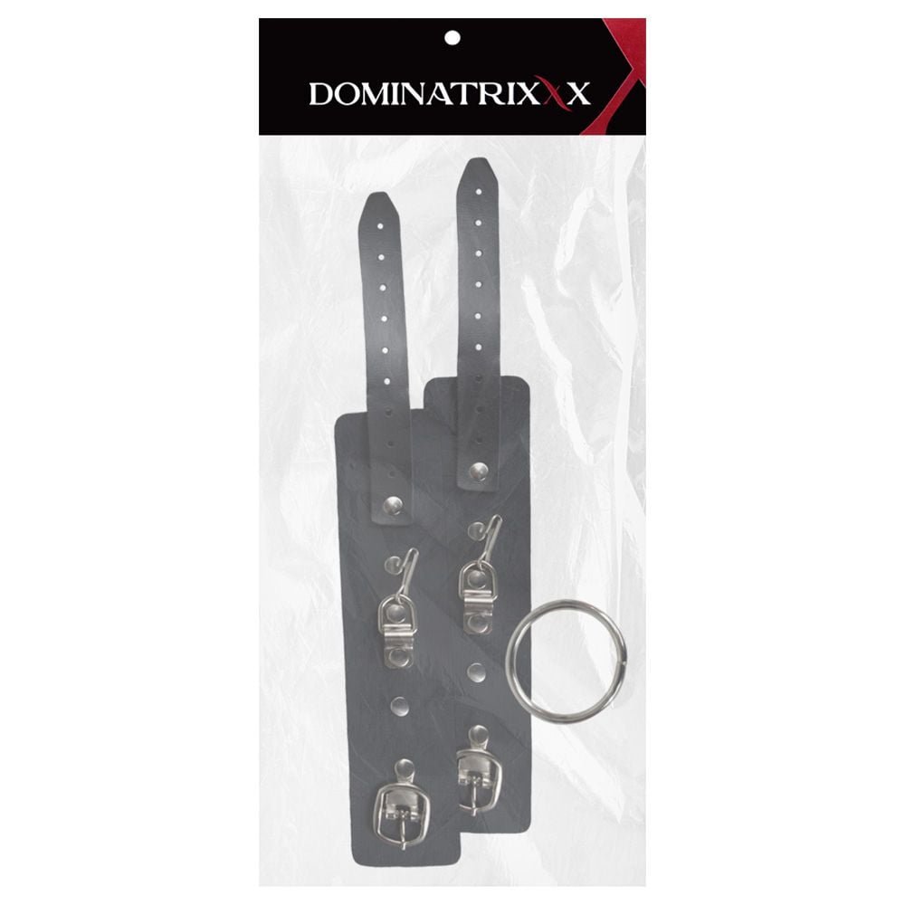 Algema Com Argola Mosquete Metal E Tiras Dominatrixxx