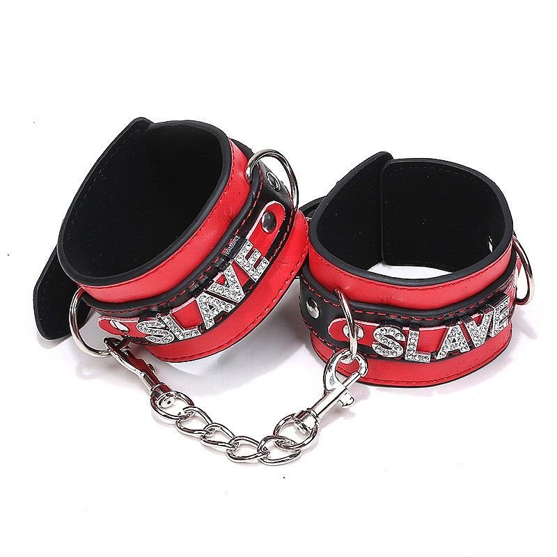 Algema com Corrente e Fivelas em Couro Luxo - Slave