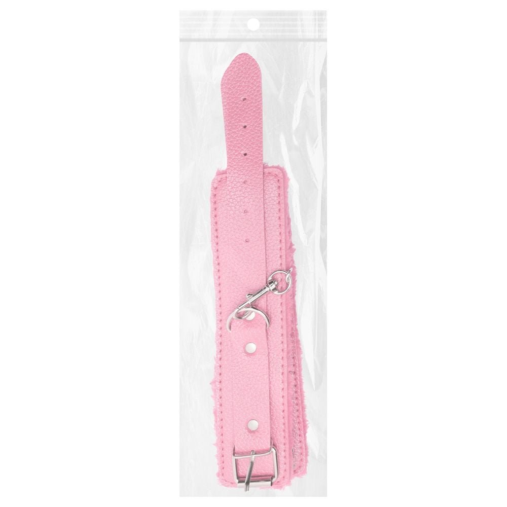 Algema Com Corrente E Fivelas Rosa Sexy Import